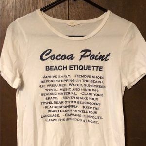 J. Crew women’s tee shirt.